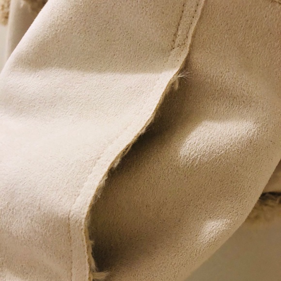 Sherpa Shearling Open Jacket - Picture 3 of 7